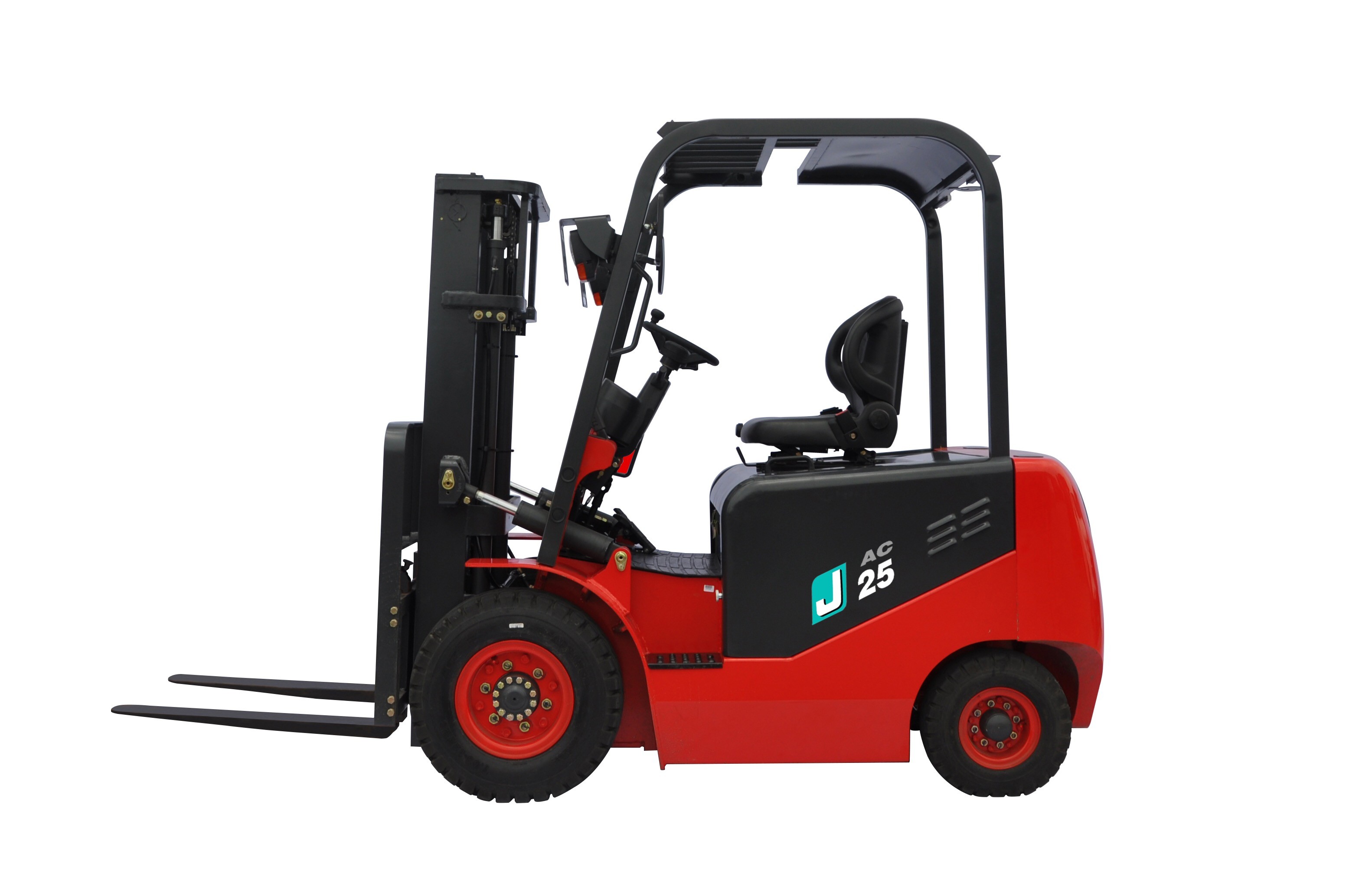 Quality AC Drive Battery Powered Forklift , 4 Wheel Electric Forklift 2.5 Ton Lifting Capacity for sale