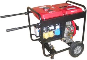 Quality 2kw 12 Volt 1 Cylinder Engine Air-Cooled Portable Diesel Generator for sale