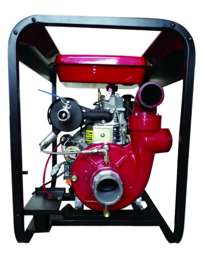 3x3 inch diameter 188mm impeller automatic waterless self priming pump with diesel engine