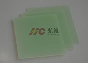 China Light Green G10 Laminate Sheet / Fiberglass Resin Sheets Excellent Voltage Resistance on sale