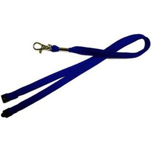 Quality Deep Blue Uprinted Polyester Breakaway Neck Lanyard for sale