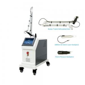 Quality 800mj 1200mj Picosure Tattoo Removal Machine Picosecond  1064nm QSwith Nd Yag Laser for sale
