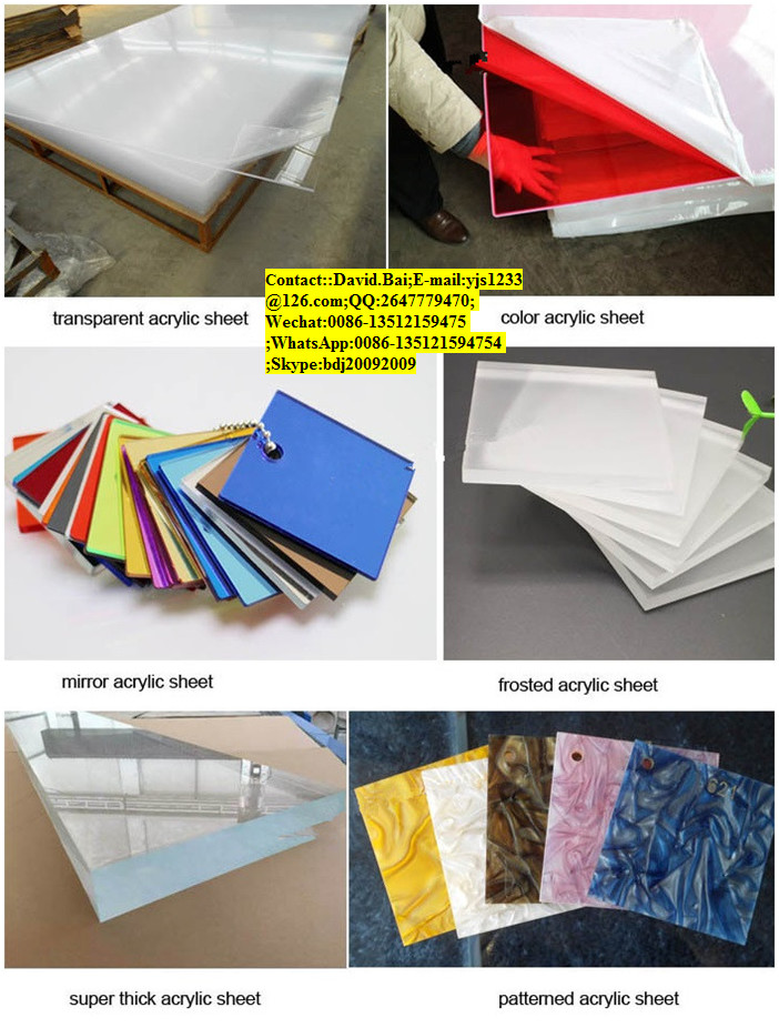 Quality transparent cast plastic plexiglass pmma acrylic sheet for sale
