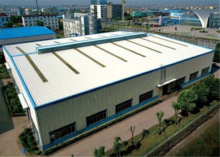 China Lightweight Modular Steel Building , Residential Workshop Buildings High Strength on sale