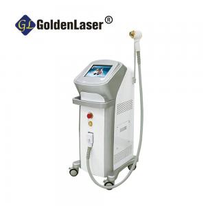 Quality 12 X 12mm 1.2KW Triple Wavelength Laser Hair Removal Diode Titanium Ice Laser 10Hz for sale