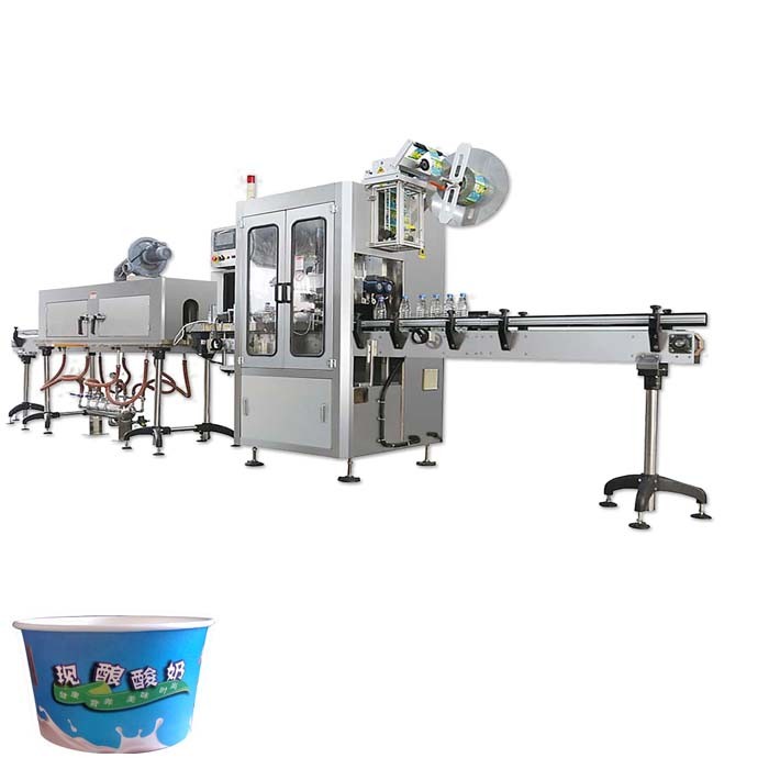 Quality automatic shrink sleeve label machine with paper cups plastic cup coffee cup automatic tubs shrink sleeve labeling machi for sale