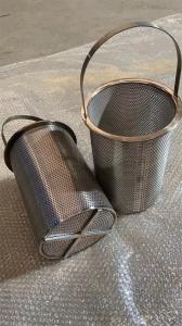 Quality Sintered Stainless Steel Basket Filter Screen 304 Grade Stainless Steel Basket Filter for sale