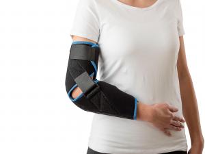 Quality Nylon Fabric Orthopedic Elbow Brace Fixation Orthosis With Aluminum Support for sale