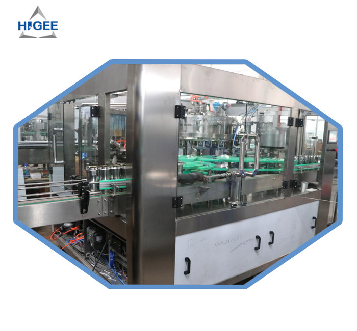 Quality 2000kg Carbonated Drink Filling Machine For Aluminum Cans 18 Filling Head for sale
