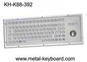Quality Rugged Metal Computer Keyboard with 38 trackball for Industrial control Kiosk for sale