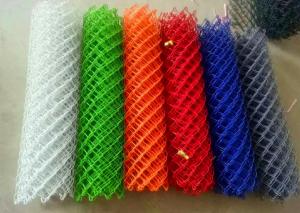 Quality 5mm Metal 4 Foot Chain Link Fence Pvc Diamond Mesh Fencing Smooth Surface for sale
