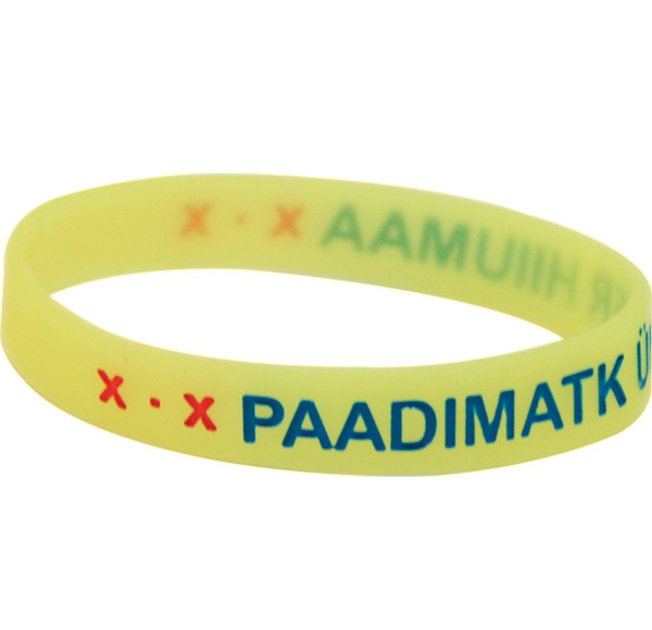 Quality Promotional Glow Silicone Bracelets, glow in the dark silicone wristband for sale