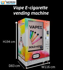 Quality Automatic E-Cigarette Vape Vending Machine With 55 Inch Touch Screen for sale