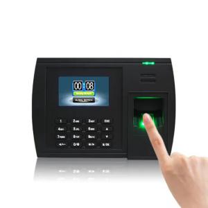 Quality 3 Inch Screen Biometric Fingerprint Punch Card Attendance Machine for sale