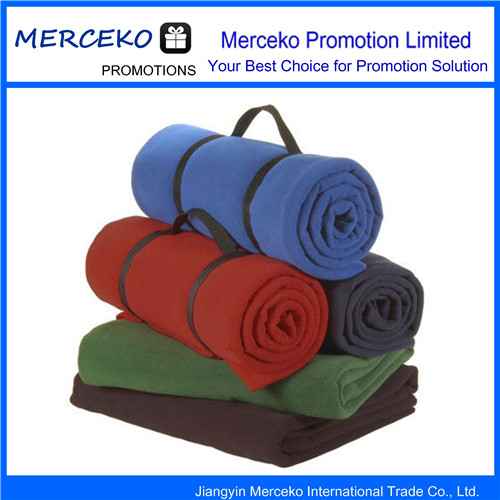 Quality Promotional Fleece Blanket With Logo for sale