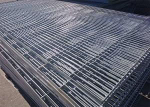 Quality Hot Dip Galvanized Stair Treads Steel Grating 60mm Serrated Style for sale
