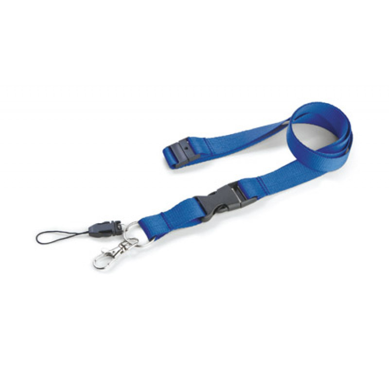 Quality Polyester Cell Phone Neck Lanyard with Safety Breakaway and Metal Hook for sale
