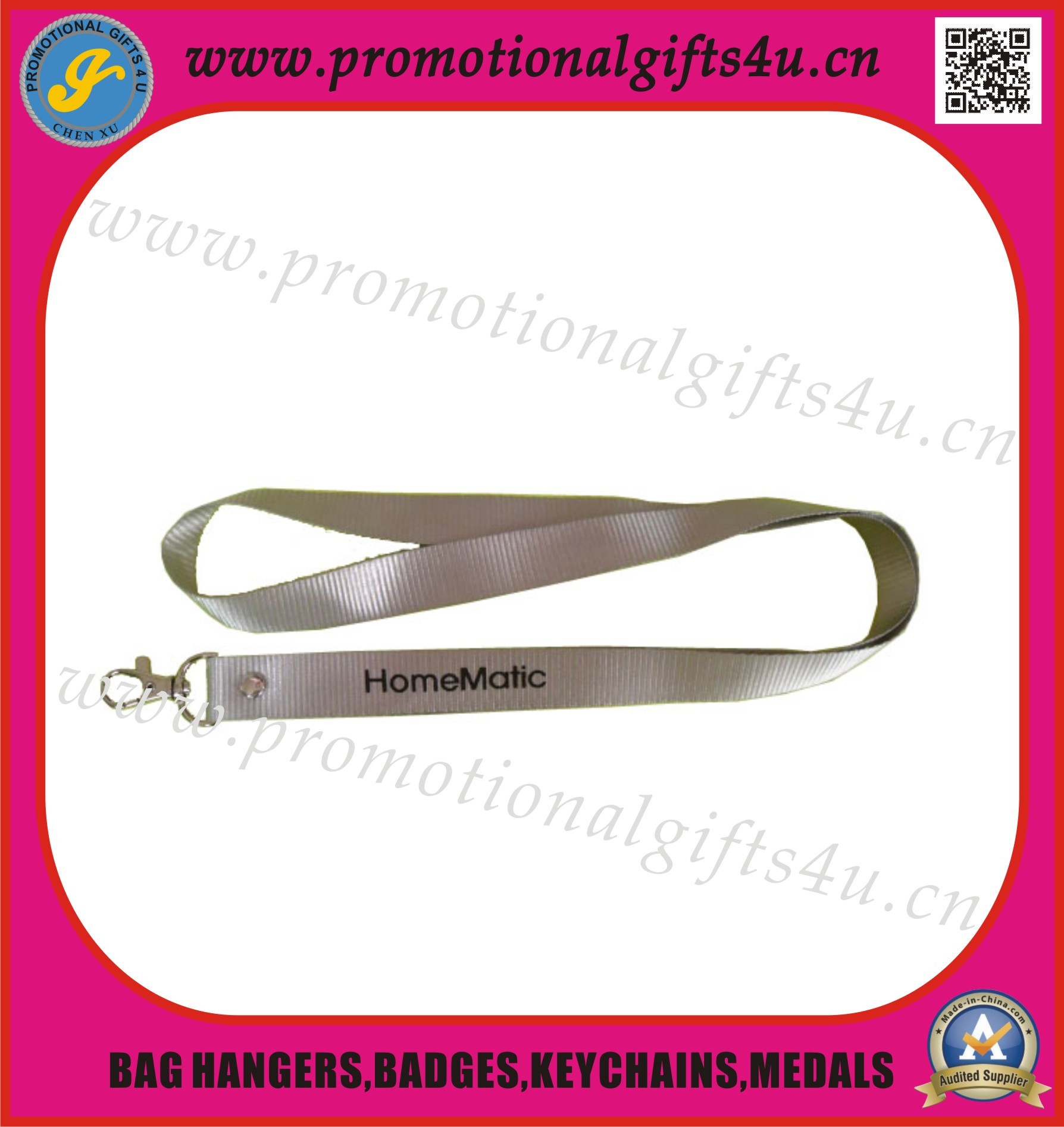 Quality Silk Screen Printing Lanyard with Lobster Claw for sale