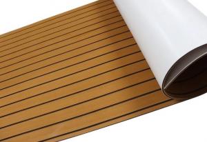 Quality Grooved Texture 240*120CM EVA Synthetic Teak Deck for sale