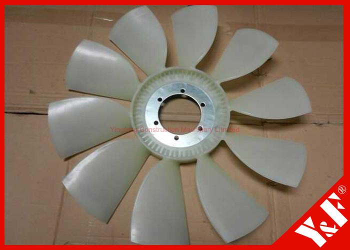Quality R210-5 Hyundai Excavator Cooling Fan Blade for D6BT Engine 620-108-128-6T10 6 Holes 10 Blades for sale