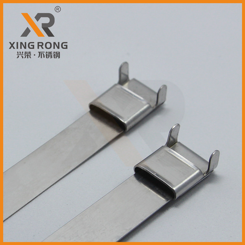 Quality XR-L stainless steel cable tie L-type, S.S . cable tie full size with best price for sale