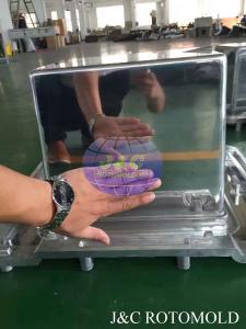 Quality Aluminum Block Rotomoulding Moulds With Mirror Surface Treatment For Cooler for sale