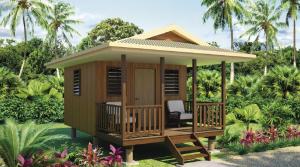 Quality Quick Assemble Light Steel Guage Frame Prefab Home Beach Customized Bungalows for sale