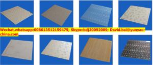 Quality Clear plastic ceiling anti-mould smoke proof pvc ceiling tiles for sale