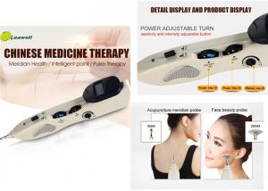 Quality Low Frequency Electronic Acupuncture Pen With 3 Replaceable Probes 1-10 Intensity for sale