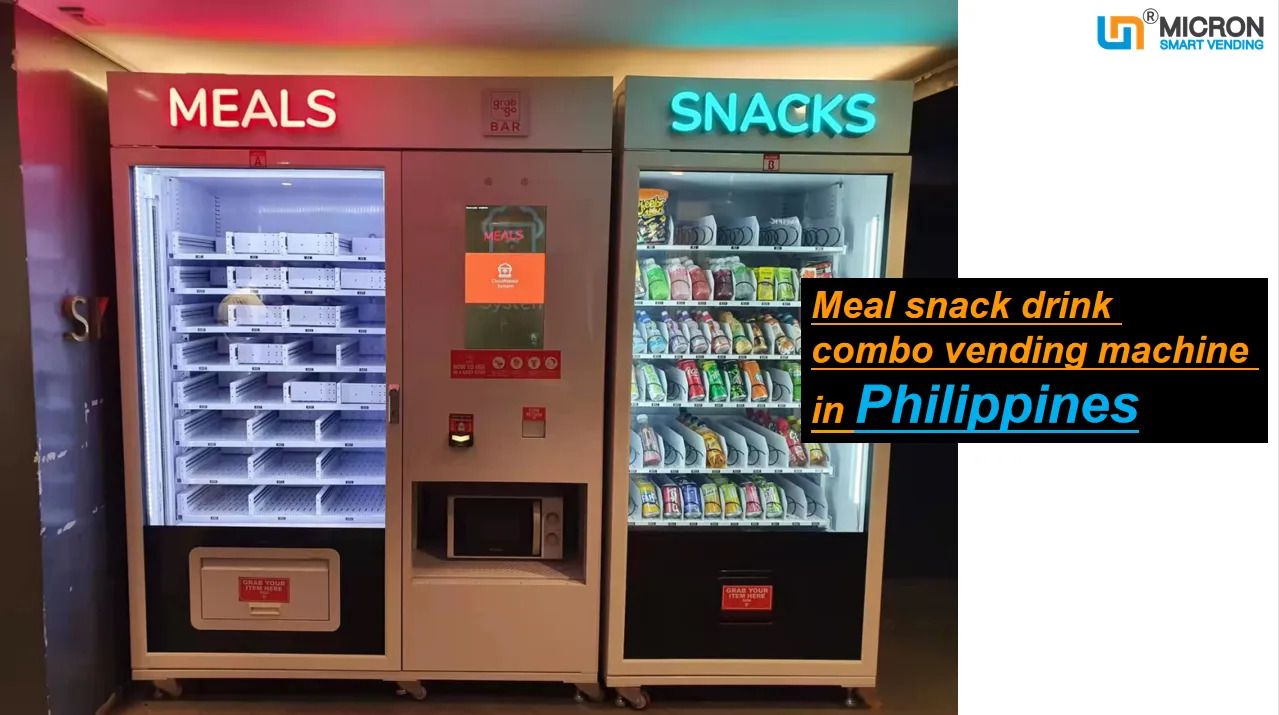Combo Meal Snack Vending Machine in Philippine