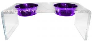 Quality high quality acrylic dog bowl wholesale for sale