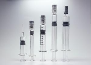Quality 1-5ml Glass Prefilled Syringes Clear Color For Pharmaceutical And Cosmetic for sale