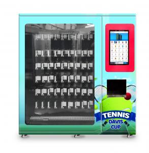 Quality Tennis Ball Vending Machine With Elevator And Adjustable Channel Width Function , Sports Gears Vending , Micron for sale