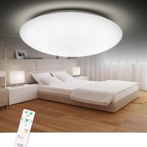 Quality High Transmittance Rate Round Ceiling Lamp , 38W Dual Control Smart LED Ceiling Light for sale