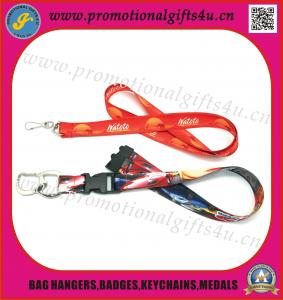 Quality Beauty Heat Transfer Lanyard with Plastic Buckle and Metal Hook for sale