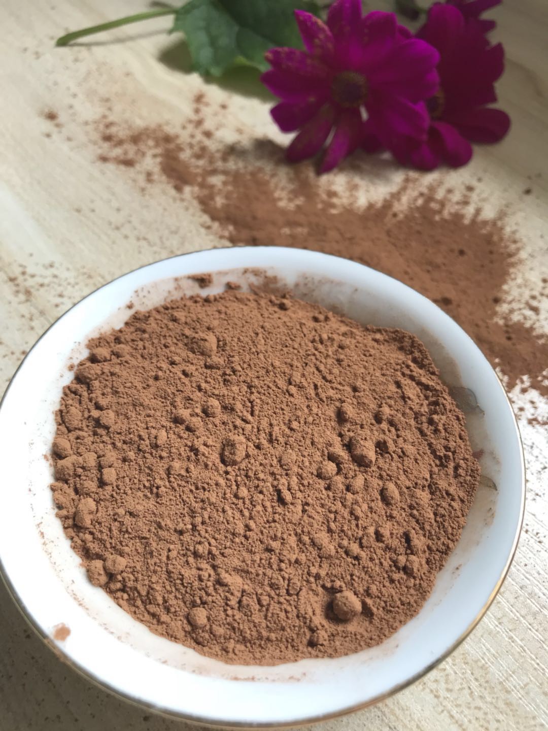 Quality NF02 Dark Brown Natural Low Fat Cocoa Powder 4%-8% Fat Content , 5.0-5.8 PH Value for sale