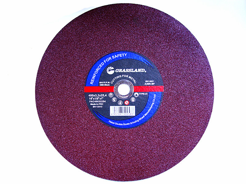 Quality 400mm Metal Stationary Saw Angle Grinder Cutting Wheel for sale