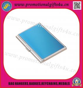Quality Metal Business Card holders with Blue for sale