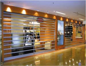 Quality Crystal roller shutter for shop , see through roller shutter ,commercial roller shutter for sale