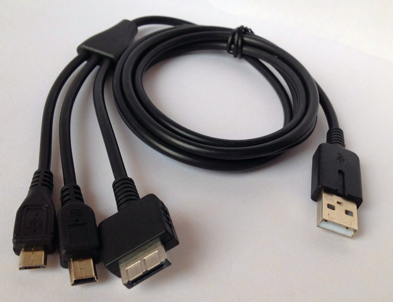 Quality 1.2M Length USB Data Charging Cable To VITA/Micro/MINI5P Data Brand New Condition for sale