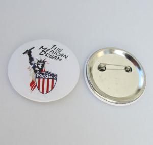 Quality Button Badge PM-362, Customized Tin Badge for sale