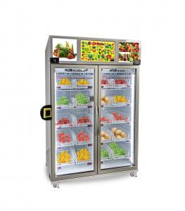 Quality Frozen Food Egg Smart Fridge Vending Machine In Micron Unmanned Market for sale