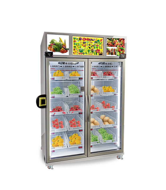Buy cheap Frozen Food Egg Smart Fridge Vending Machine In Micron Unmanned Market from wholesalers