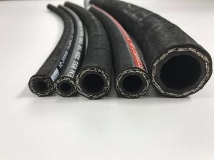 Quality hydraulic hose SAE 100 R2 1/4 inch to 2 inch black color rubber hose /  high pressure rubber hose 3 inch for sale