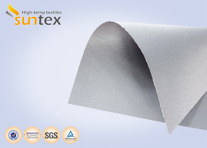 0.45 mm Silicone Coated Fiberglass Fabric Fire Cloth Use For Fire Blanket And Welding Blanket