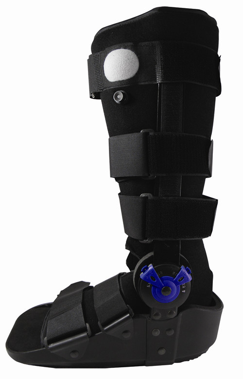 Quality Lightweight While Strong Orthopedic Walking Boot For Sprained Ankle Black for sale