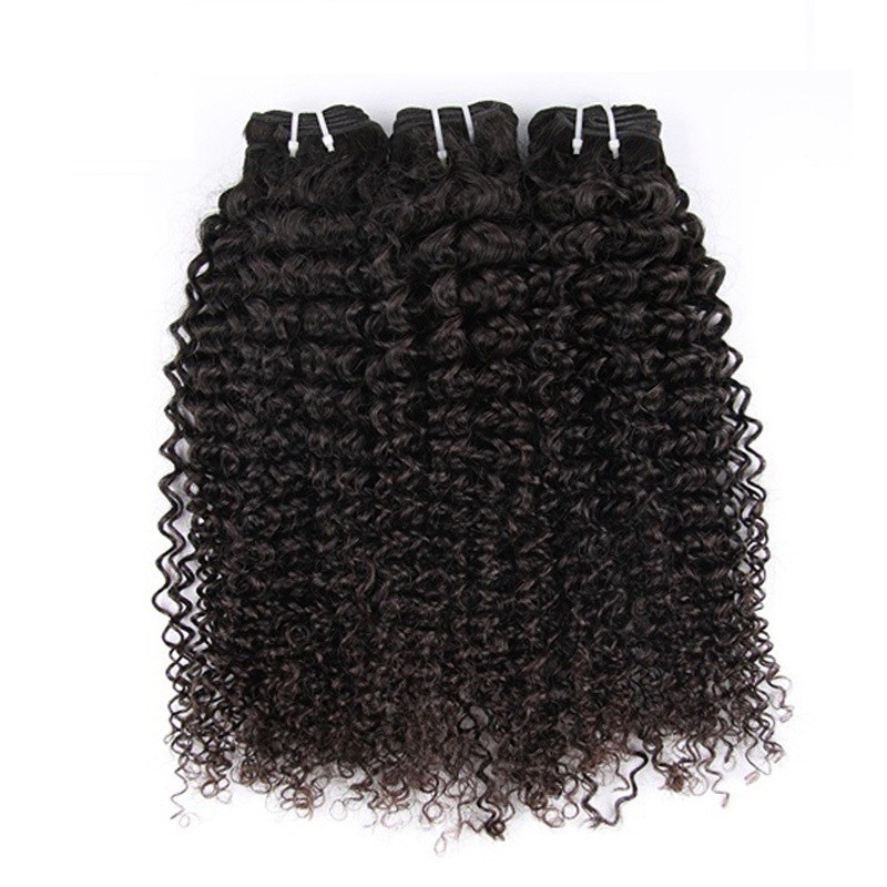 Buy Natural Color Peruvian Body Wave Hair Bundles Curly Dancing And Soft 10" To 30" Stock at wholesale prices