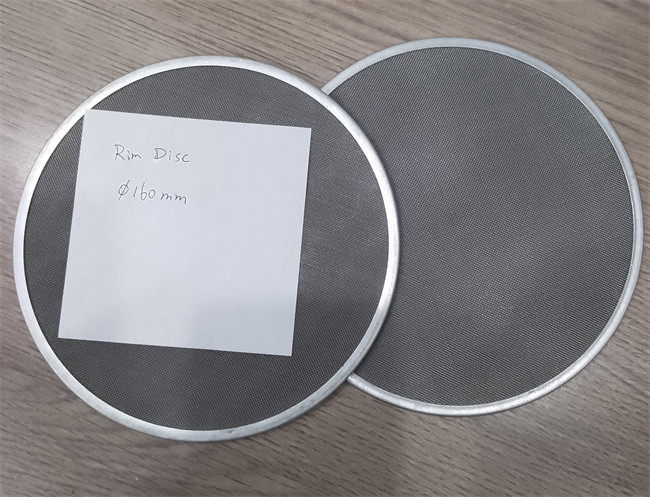 Quality Rimmed Wire Mesh Filter Disc Stainless Steel Multi Layers Ss304 for sale