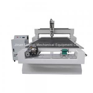 Quality 4 Axis CNC Wood Engraving Machine with Rotary Axis Fixed in X-axis for sale