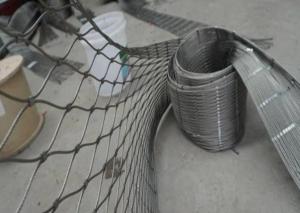 Buy cheap 7x19 Stainless Steel Wire Rope Mesh Net With Ferrules For Stairway from wholesalers